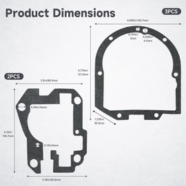 AIYOYOLIFE 5 Pack Transmission Case Gasket Cover Gasket Compatible With KitchenAid Mixer Replace#: 4162324 4169822 WP4162324 9709511