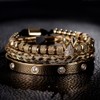 AIDUOMIRZER Stainless Steel Bracelets for Men and Women Gold Bracelet