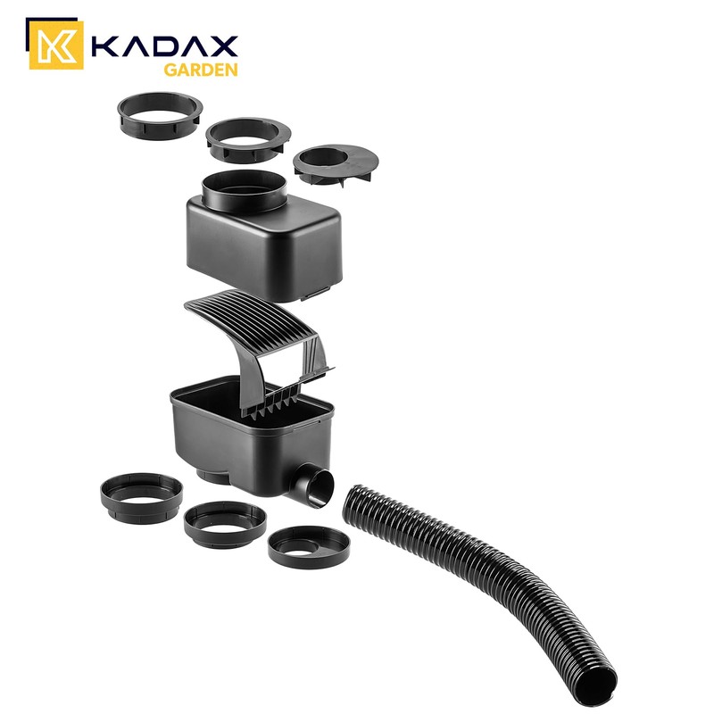 KADAX Rainwater Collector for Garden, Rainwater Barrel for Easy and