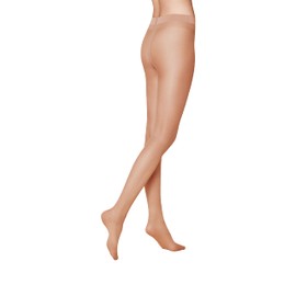 Kunert Chinchillan 20 denier transparent tights, non-laddering mesh, with pressure-free, feel-good waistband, matt shimmer, 20 denier - 40/42