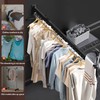 ZdwCyl Wall Mounted Clothes Hanger,Clothes Drying Rack,Laundry Drying Rack,Laundry Rack