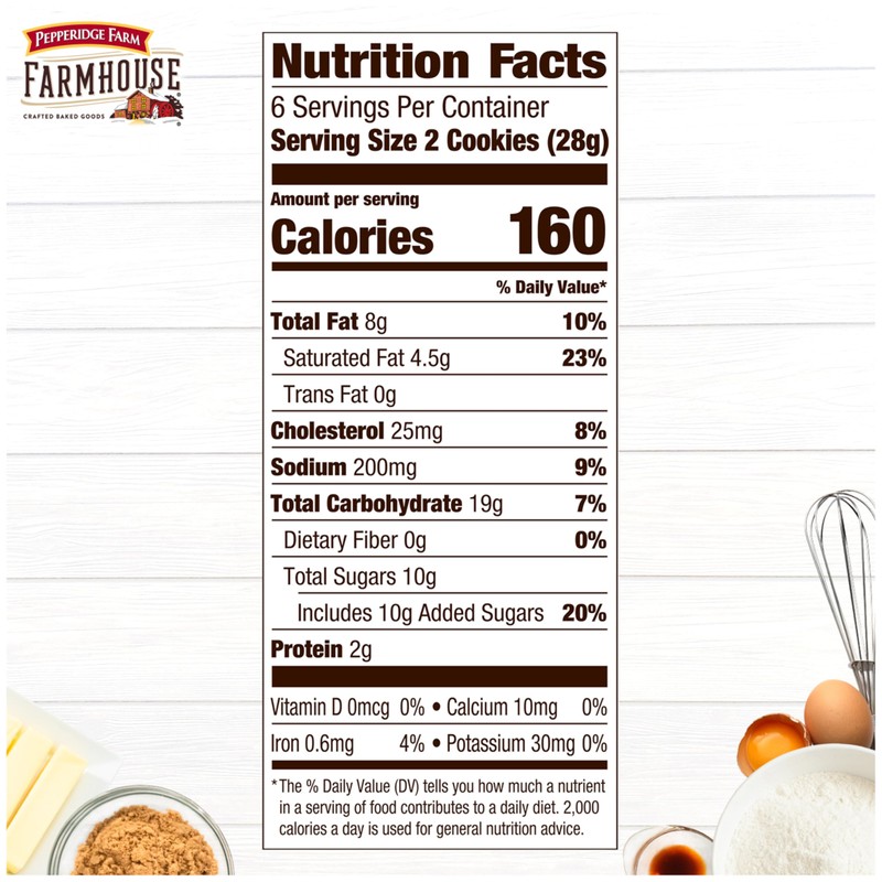 Pepperidge Farm Farmhouse Thin & Crispy Butter Pecan Cookies, 5.9