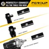 PGROUP 3/8” Drive Deep Impact Socket, Metric(23mm socket), 6-Point, Cr-V