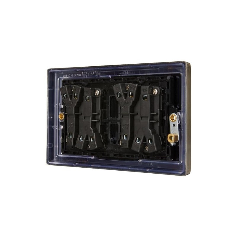 Knightsbridge CSTOG4AB 10AX 4G 2 Way Toggle Switch - Square