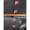 Savadicar 4-Piece Pink Door Hinge Cover Trim Set for Jeep