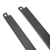Front Bumper Headlight Trim Panels Black 1 Pair Replacement for