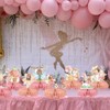 INRUI 8 Pieces Fairy Honeycomb Centrepieces Floral Fairies Party Decorations