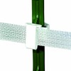 Powerfields Safe-Fence White T-Post Polytape Insulator - TP-25 Electric Fence Insulators (25 Pieces)