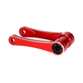 3D CNC Rear Suspension Lowering Link Accessories Compatible with CR125R/250R CRF250X CRF250R CRF450R CRF450X Off Road Dirt Bike Lowerings KIt Motorcycle Rear Drop Links(Red)