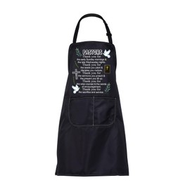 Pastor Apron Christian Pastor Gifts Pastor Appreciation Gift for Pastor Christian Cooking Aprons Christian Bible Verse Gifts (Pastor Apron)