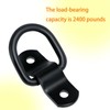 Paidiem 6-Pack 1/4" D Rings Tie Down Anchors Hooks with