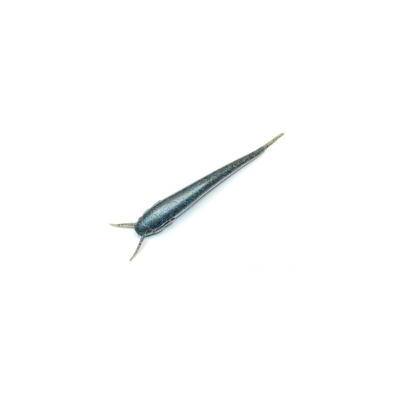 Nishine Lure Works 4" #1 Black & Blue Flake