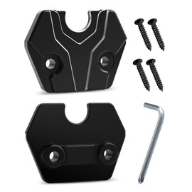 ANODZU Sun Visor Repair Kit Fit for Dodge Ram 1500 Trucks 2019-2023, Sunshade Clips, Aluminum Alloy Black Repair Fix Accessories, Restores Sagging Loose Sun Visor