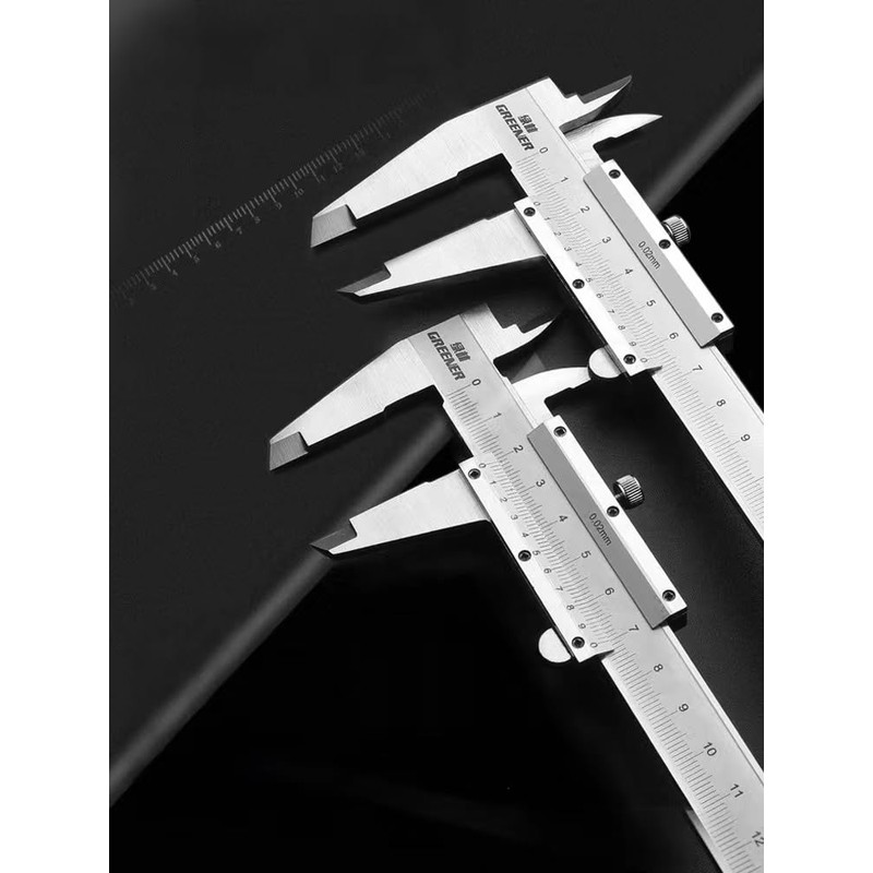 High-precision caliper, made of high carbon steel, for measuring width,