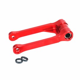 CRF1000L Lowering Link Rear Drop Link Compatible With CRF1000L CRF 1100L Africa Twin 2016-2024, XL750 TRANSALP 2023 2024 CNC Rear Lowering Suspension Linkage Arm (Red)