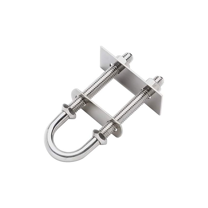 SeaSense 3/8" Stainless Steel Bow/Stern Eye, grey