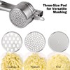 Potato Ricer, AMOHEE 15oz Large Stainless Steel Potato Masher Heavy