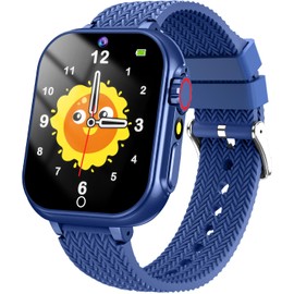 Kids Smart Watch Gift for Girls Age 5-12, 32 Games HD Touch Screen Watches with Video Camera Music Player Pedometer Flashlight 12/24 hr Educational Toys Birthday Gift for Boys Girls Ages 7 8 9 10