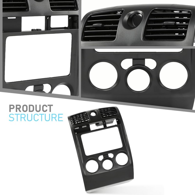 CHEDA Radio Dash Bezel Trim Compatible with Chevy Colorado GMC