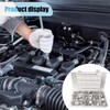 570PCS Automotive Oil Crush Washers, Aluminum Oil Drain Plug Gaskets,