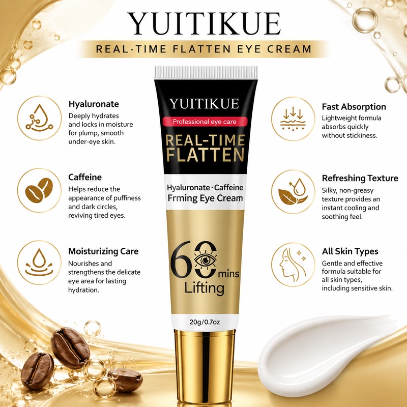 60-Minute Eye Lift Cream for Daily Care – Hyaluronate &