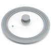 TOPULORS Universal Lid for Pots, Pans and Skillets, Tempered Glass