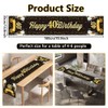Glamifyr Table Runner 40th Birthday Decoration 40th Birthday Man Women