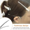 48Pcs Pin Hair Clips, 3.5 Inch Silver Metal Hair Clip