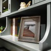 Eosglac Rustic 5x7 Picture Frame, Solid Wood with Glass Front,