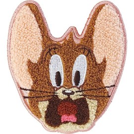 Tees Factory TJ-5535667JR Tom and Jerry Fluffy Coaster Jelly H 4.1 x W 3.6 x D 0.2 inches (10.4 x 9.1 x 0.5 cm)