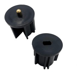 Universal Replacement for IndoorOutdoor Roller Shade, Roller Blind Accessories(38mm cluth Plug, Black)