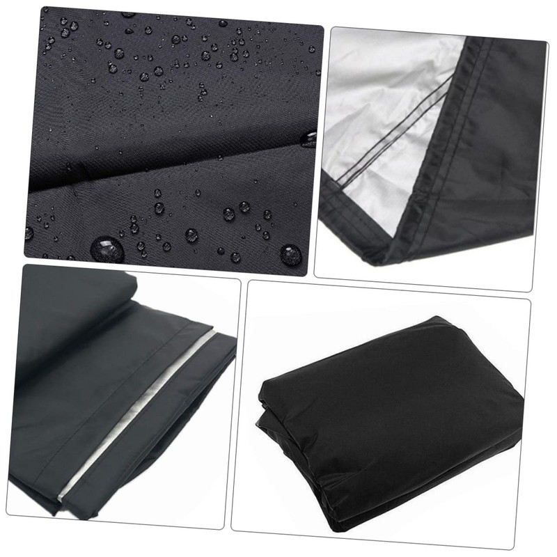 KICHOUSE 1pc Bbq Cover Pvc Coating Round Outdoor Fire Pit