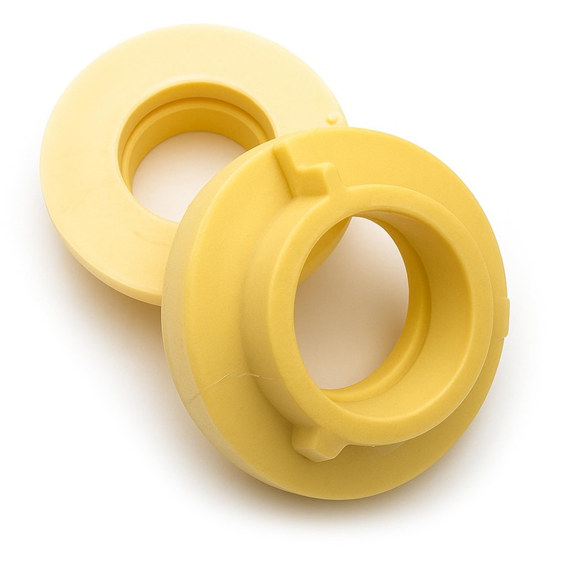 2x Rear Coil Spring Shock Absorber Rubber Pad Spring Top