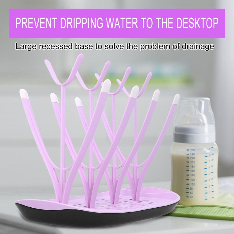 Baby Bottle Drying Rack Storage Cup Drainer Detachable Infant Nipple