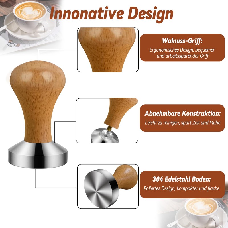 WwuHua Espresso Accessory Set, 22 Pieces Tamper Set, Comprehensive Barista