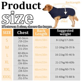 SilverChry Waterproof Warm Dog Jacket, Dog Coat with Reflective Harness, Waterproof Warm, Dog Coat Fleece Large Dogs for Cold Weather for Dogs Indoor and Outdoor Camping (2XL)
