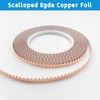 ARTKINGTO Scalloped Copper Foil Tape for Stained Glass, DIY Handicrafts,
