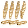 Daptemn 1/4" Quick Connect Air Hose Fittings, 15PCS DOT Brass