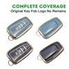 CHENZLIN 2-Pack for Toyota Key Fob Cover Keychain Accessories 4-Button