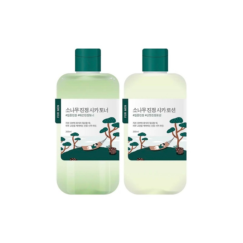 Round Wrap for Men Pine Tree Soothing Toner & Lotion