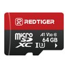 REDTIGER High Speed 64GB Micro SD Card with Adapter, microSDXC