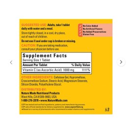 Nature Made Extra Strength Vitamin C 1000 mg Tablets, 365 ct.