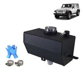 Eterpace Aluminum Alloy Front Coolant Reservoir Expansion Tank Compatible with JEEP Wrangler JL JLU 2018-Present, Gladiator JT 2020-Present 2.0&3.6L, Coolant Recovery Bottle, Replace# 68364312AC