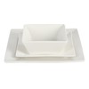 Gibson Home Zen Buffet Hard Square Porcelain Chip and Scratch