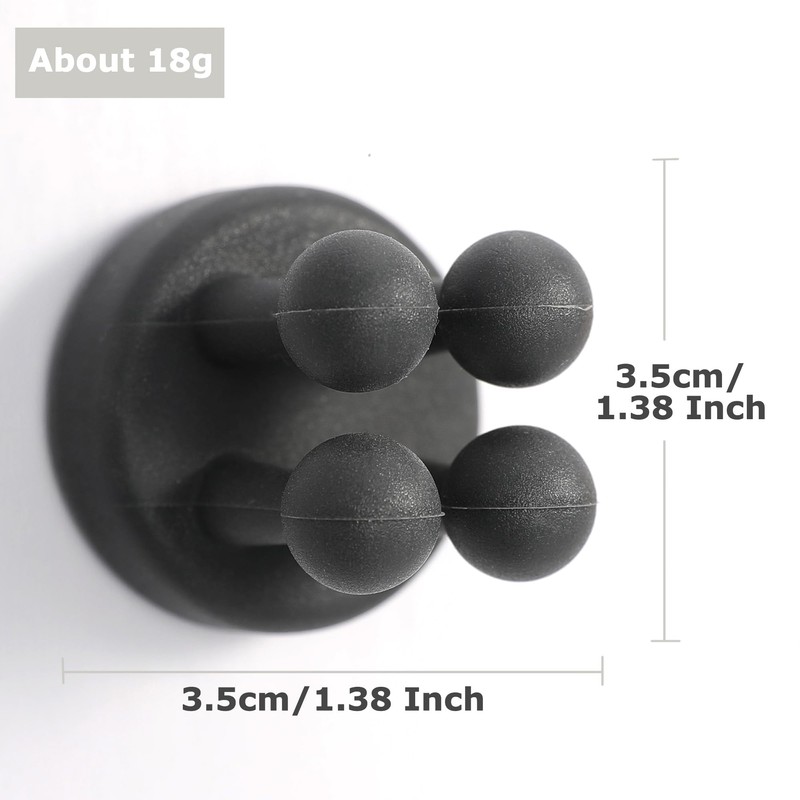 XoYoZo 4 pcs Silicone Toothbrush Holder Multi-Function Hook Waterproof self