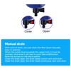 Compressed Air Filter Manual Drain Zinc Alloy Stainless Steel High