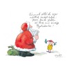 modern times Christmas Postcard A6 + Cartoon Concept © Gaymann Peter