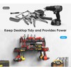 CCCEI Garage Tools Storage with Charging Station. Power Tool Battery