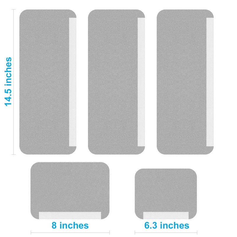 Miss.Silk Refrigerator Door Handle Covers, Set of 5, Keep Your