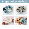 Sinbana 6 in 1 Onigiri Mold, Blue PP Triangle Rice